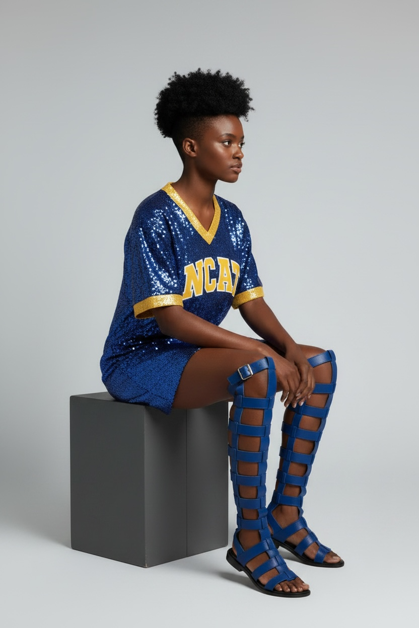 North Carolina A&T Sequin Jersey Dress