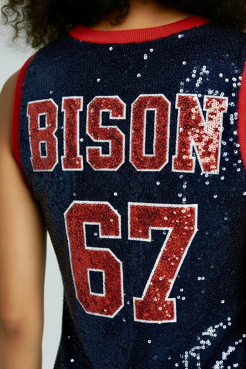 Howard University Sequin Jersey Dress