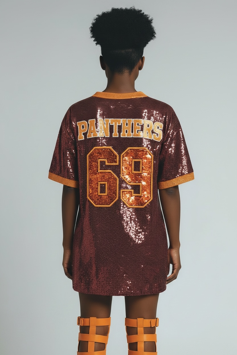 Claflin University Sequin Jersey Dress