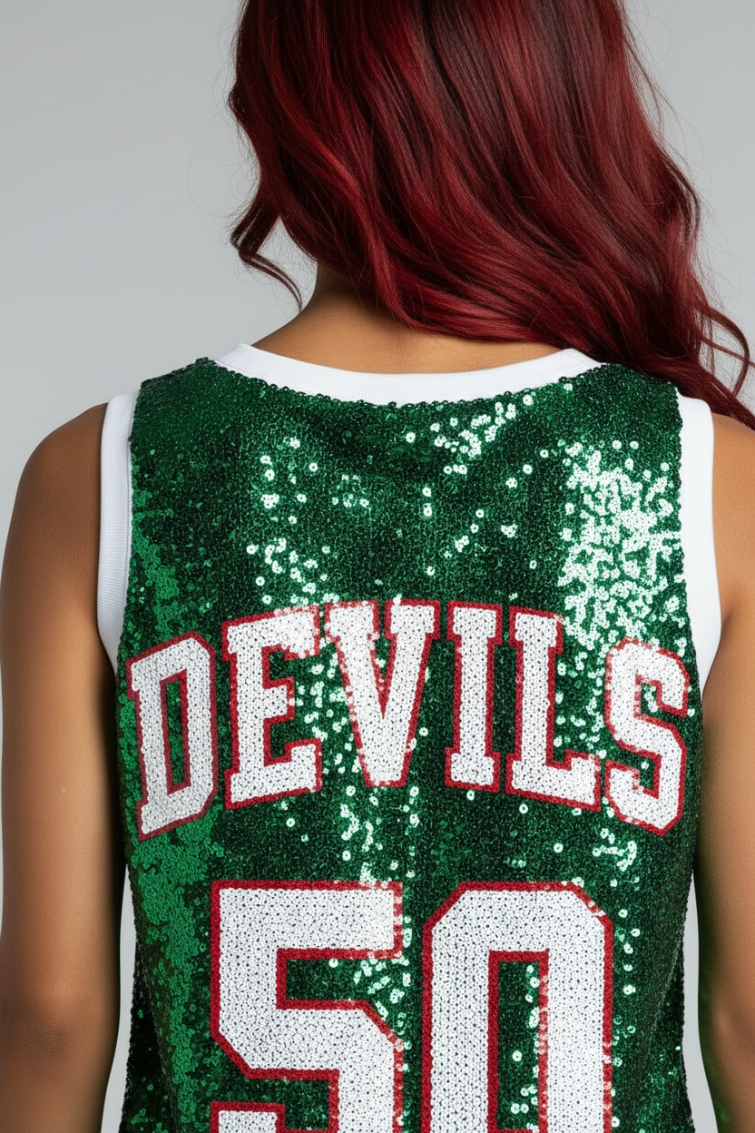 Mississippi Valley State University Sequin Jersey Dress