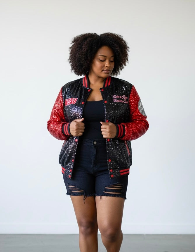 Winston-Salem State University Sequin Jacket