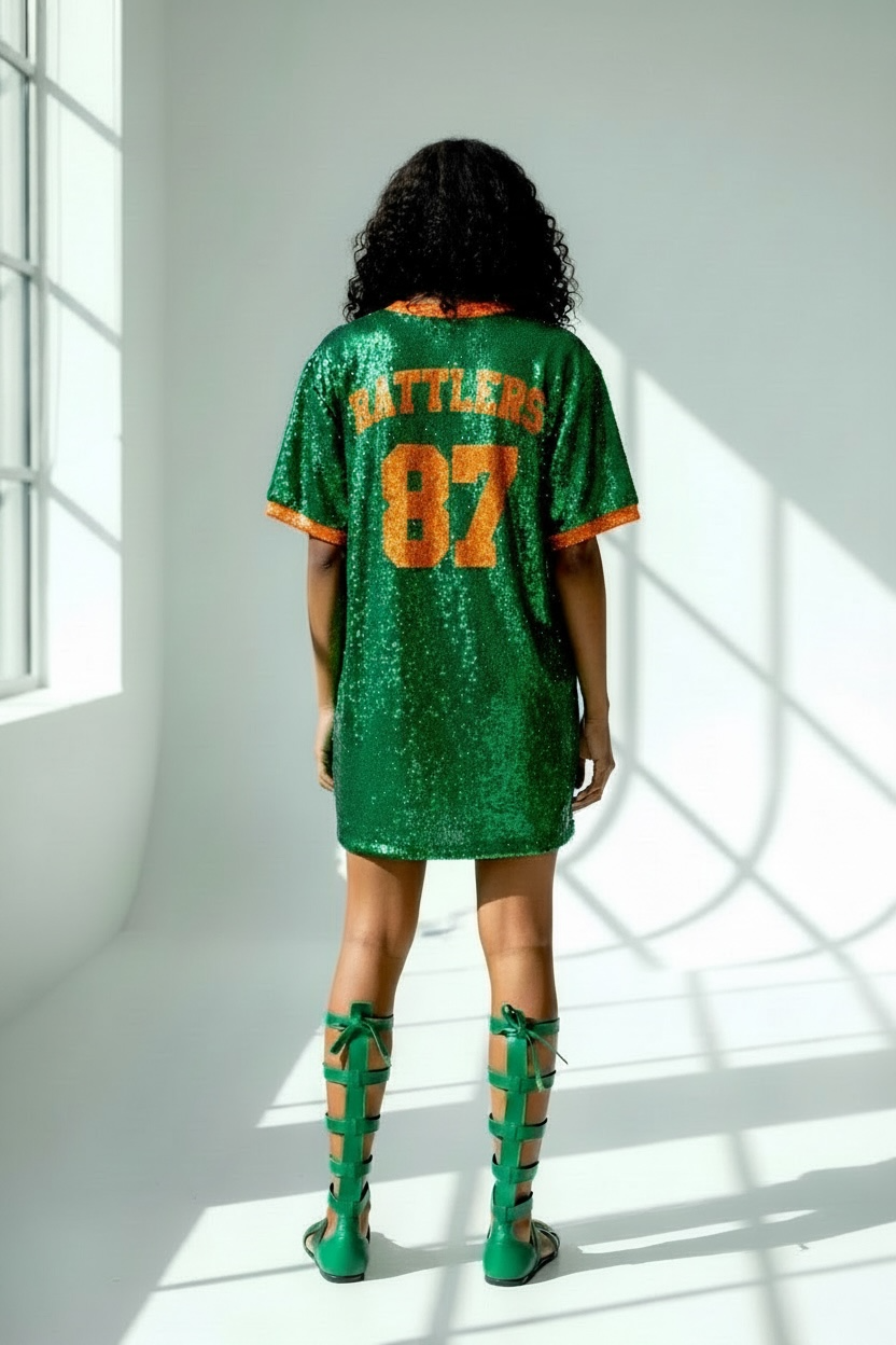 FAMU Sequin Jersey Dress