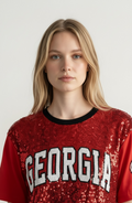 University of Georgia Sequin T-shirt Dress
