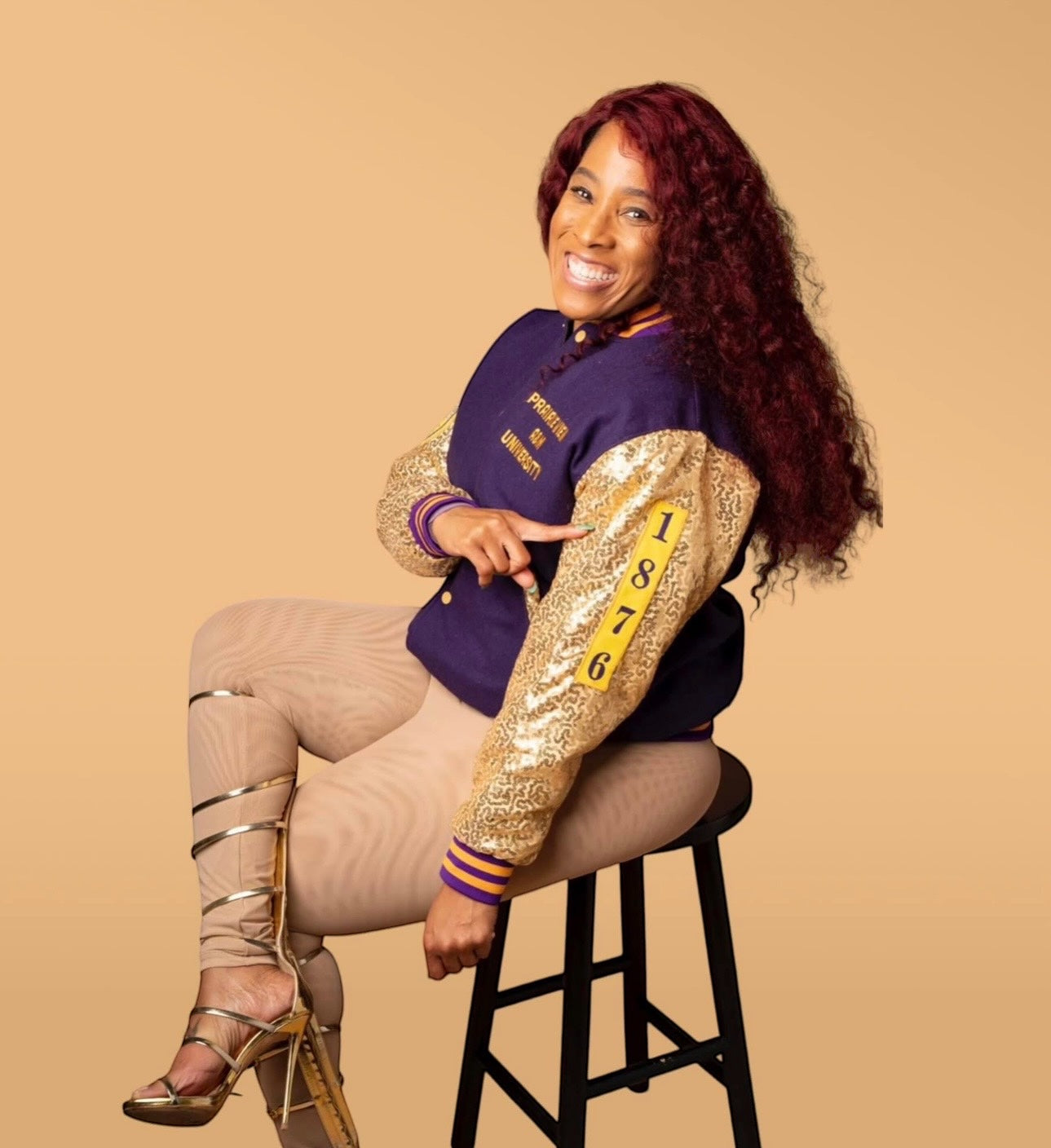 Prairie View A&M University Sequin Jacket