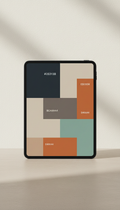 Custom Visual Identity Package for Tablet