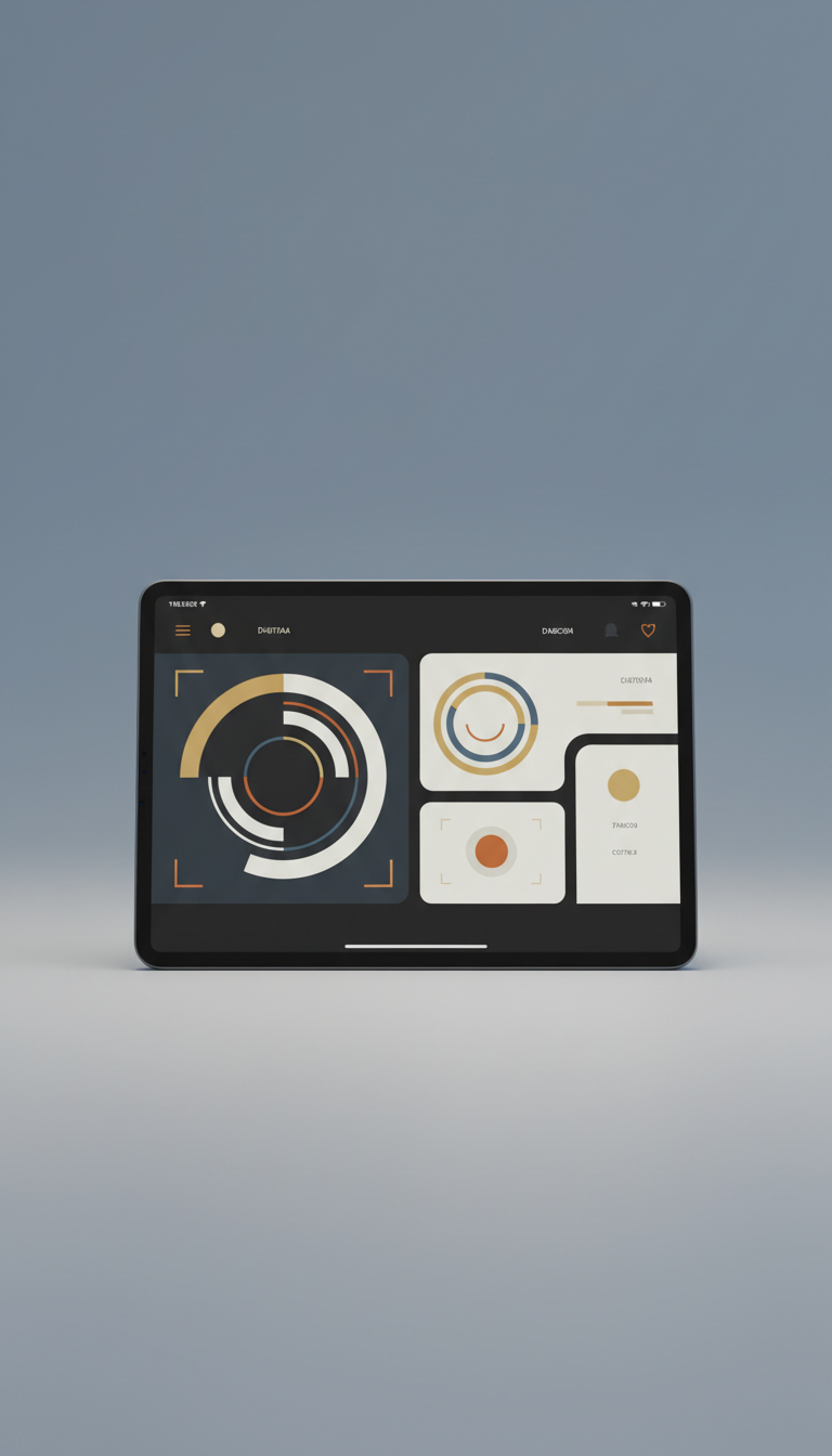 Custom Digital Identity Presentation on Tablet